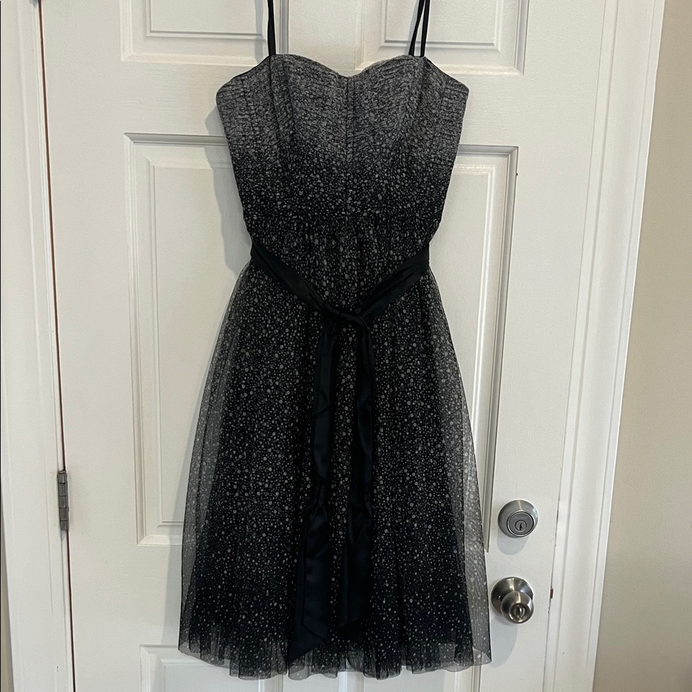 BCBGMAXAZRIA Black & White Dress – Size 0